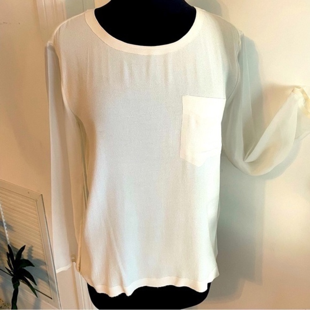 Rag & Bone White Long Sleeve White Blouse Top! Like new! XS